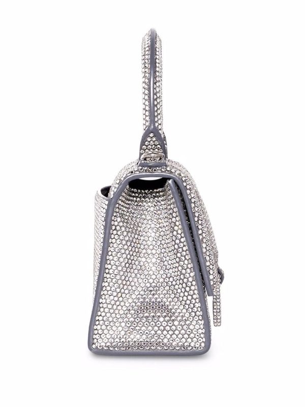 Balenciaga crystal-embellished Hourglass tote bag - Image 3