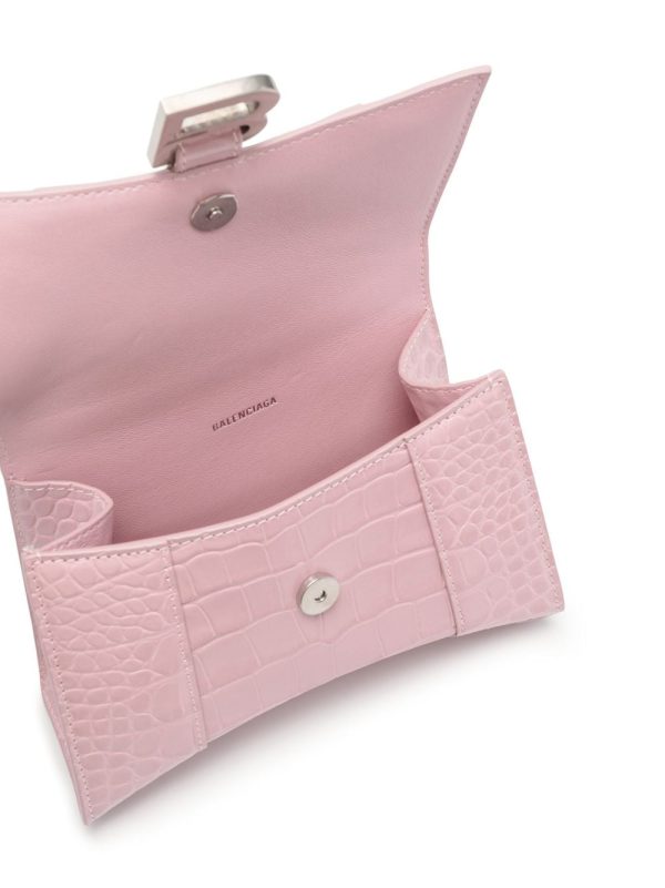 Balenciaga XS Hourglass leather tote bag - Image 6