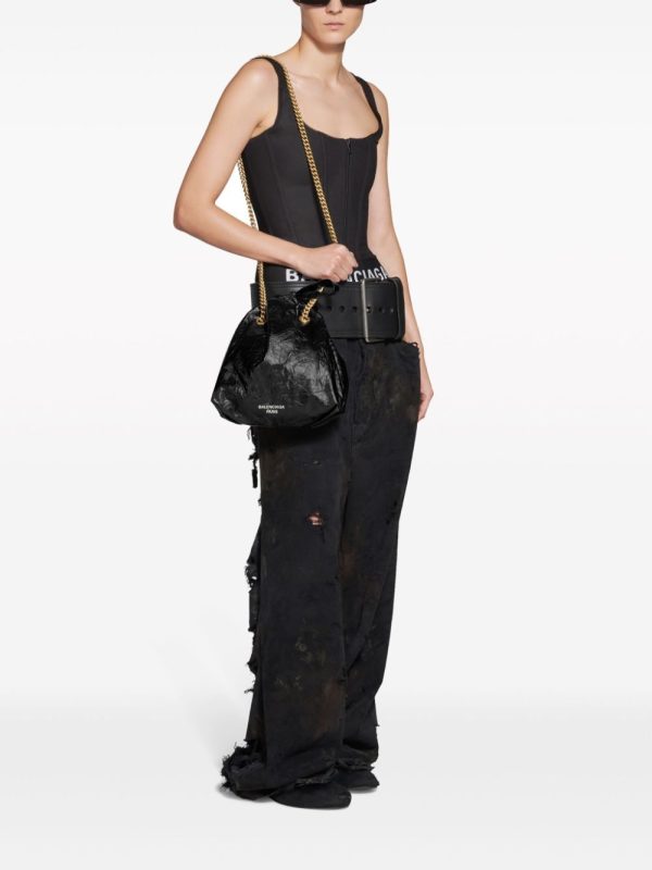 Balenciaga Crush logo-print tote - Image 3