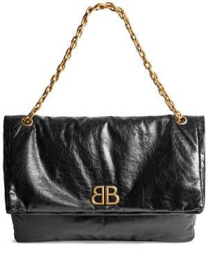 Balenciaga large Monaco chain-strap shoulder bag