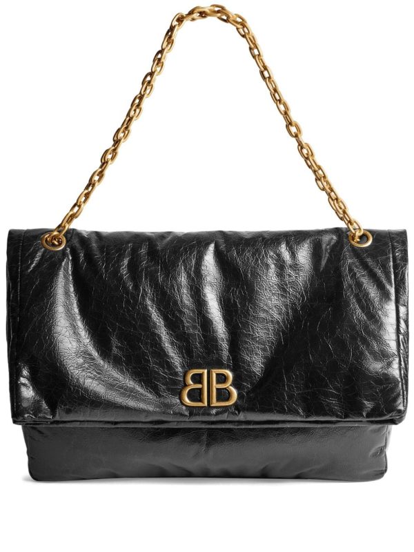 Balenciaga large Monaco chain-strap shoulder bag