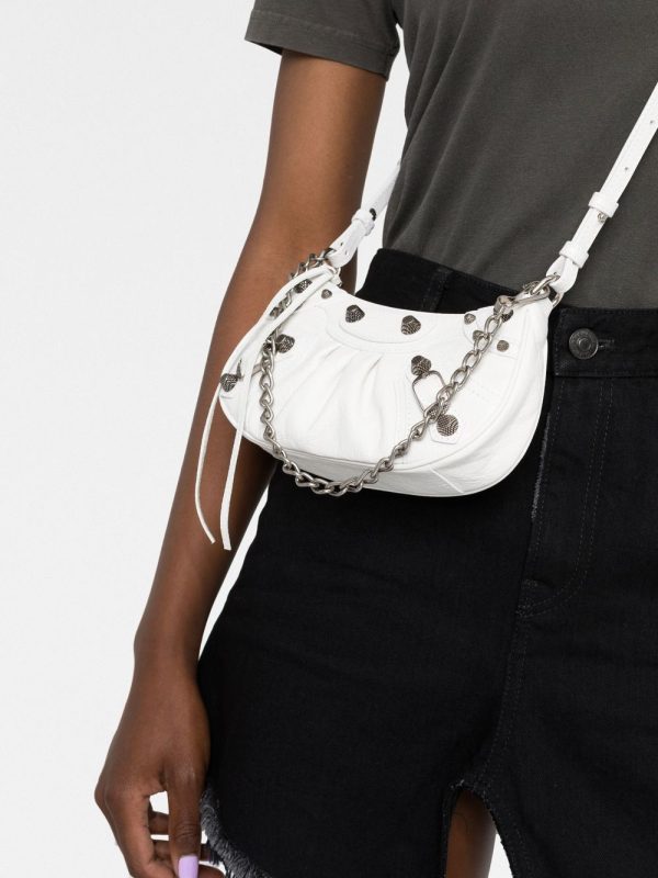 Balenciaga mini Le Cagole embossed shoulder bag - Image 3