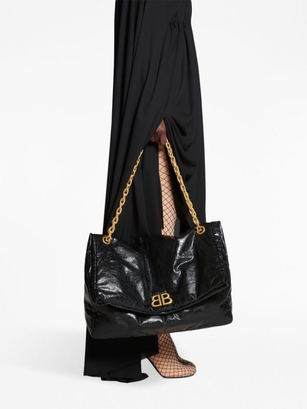 Balenciaga large Monaco chain-strap shoulder bag - Image 3