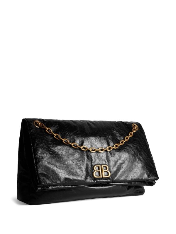 Balenciaga large Monaco chain-strap shoulder bag - Image 5
