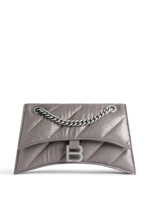 Balenciaga Hourglass leather wallet-on-chain