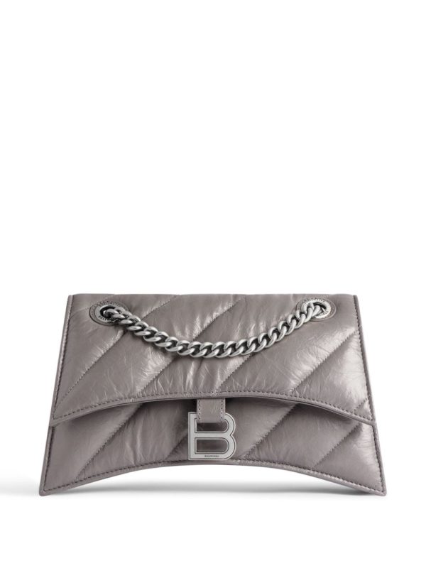 Balenciaga Hourglass leather wallet-on-chain