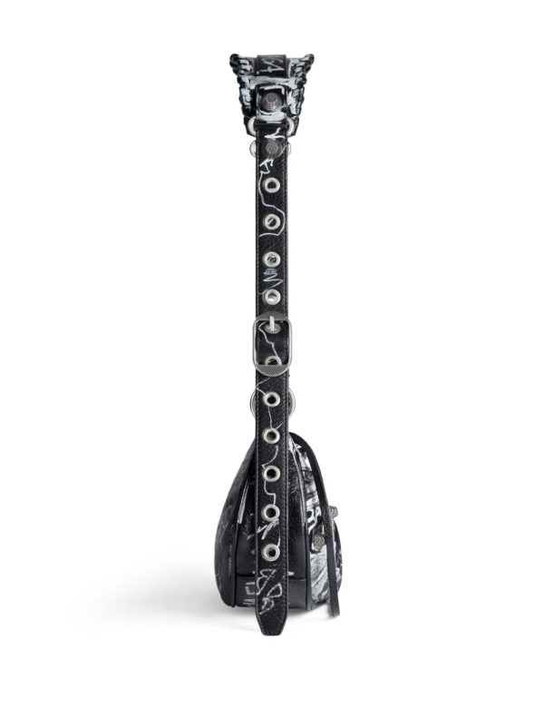 Balenciaga Le Cagole graffiti shoulder bag - Image 4