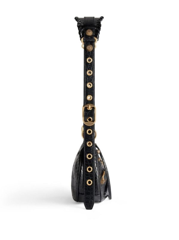 Balenciaga Le Cagole crocodile-embossed shoulder bag - Image 4