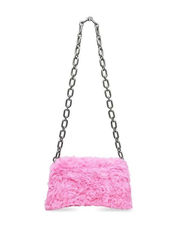 Balenciaga faux-fur Downtown shoulder bag - Image 3