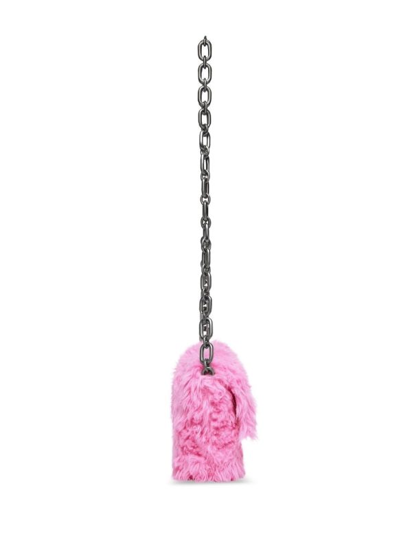 Balenciaga faux-fur Downtown shoulder bag - Image 4