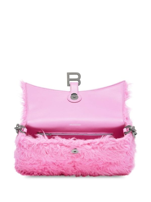 Balenciaga faux-fur Downtown shoulder bag - Image 5