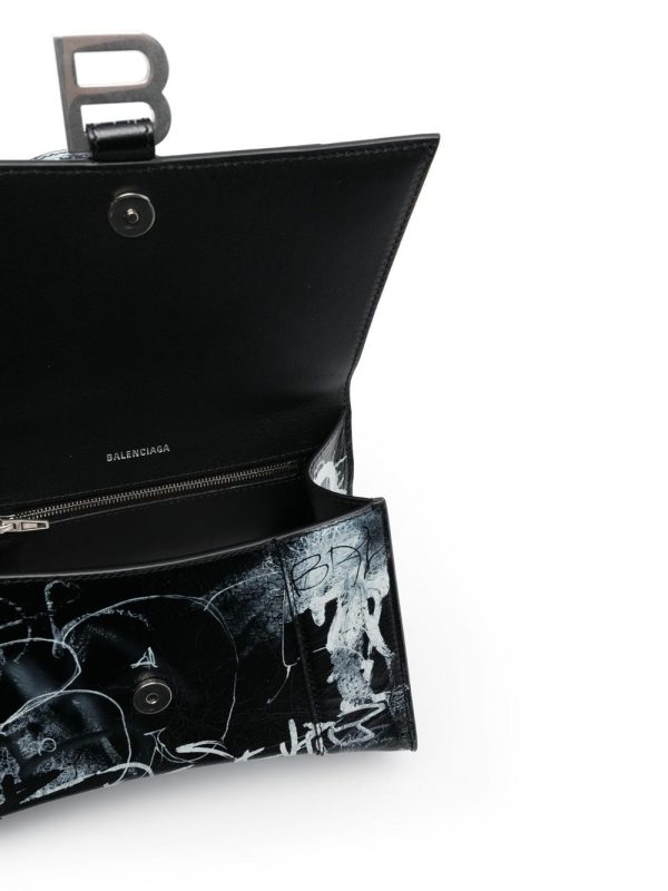 Balenciaga Hourglass S graffiti-print tote bag - Image 6