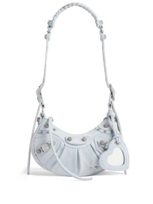 Balenciaga Le Cagole XS denim shoulder bag