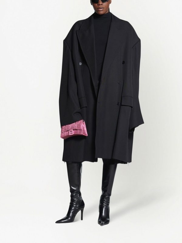 Balenciaga XS crystal-embellished Hourglass tote bag - Image 2