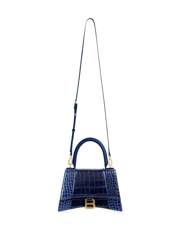Balenciaga small Hourglass crocodile effect bag - Image 6