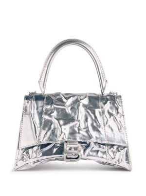 Balenciaga small Hourglass leather tote bag