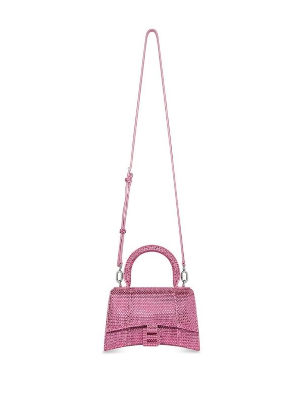 Balenciaga XS crystal-embellished Hourglass tote bag - Image 6
