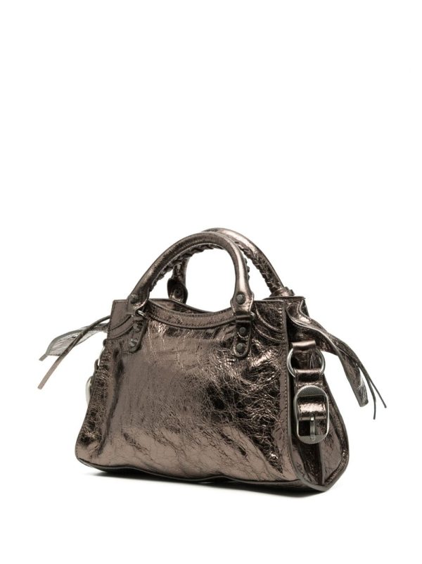 Balenciaga XS Neo Cagole metallic tote bag - Image 4