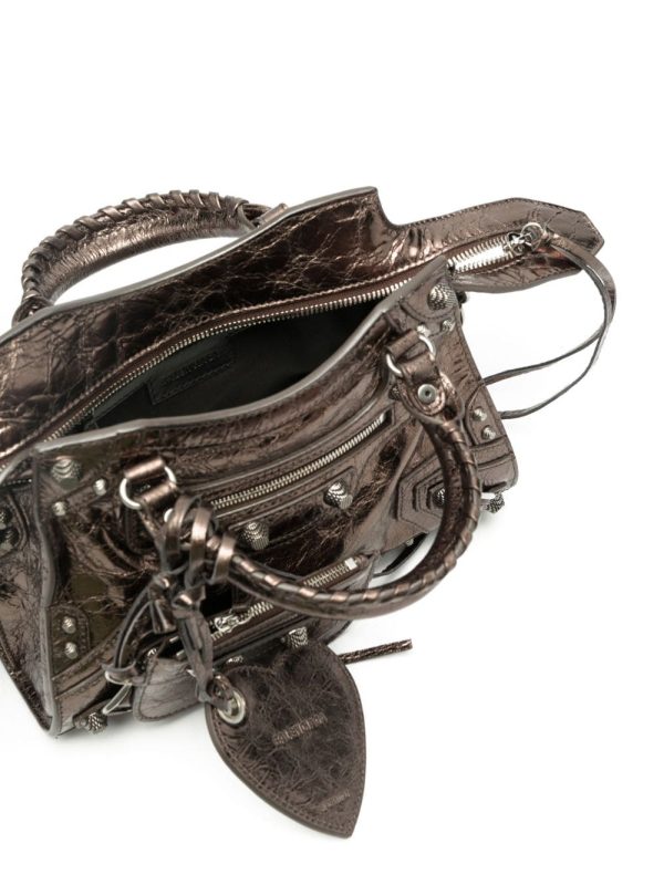 Balenciaga XS Neo Cagole metallic tote bag - Image 6