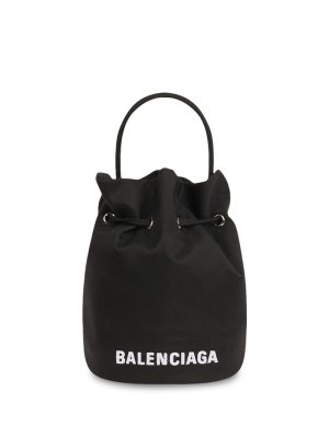 Balenciaga Wheel XS drawstring bucket bag