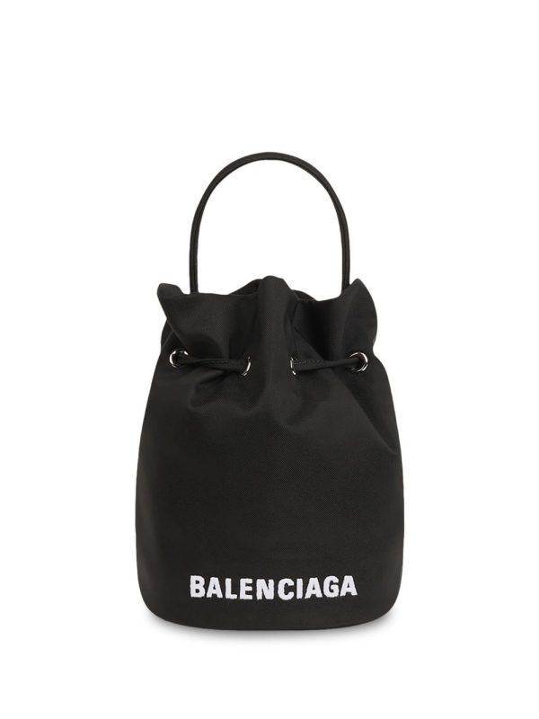 Balenciaga Wheel XS drawstring bucket bag