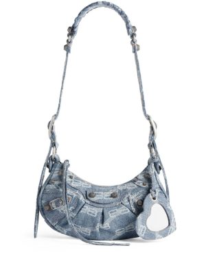 Balenciaga Le Cagole XS BB-monogram shoulder bag