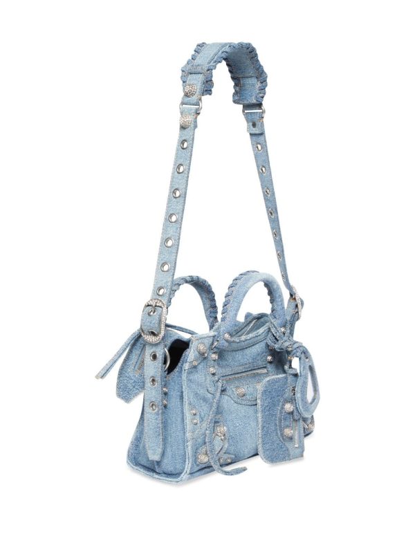 Balenciaga Neo Cagole XS denim tote - Image 3