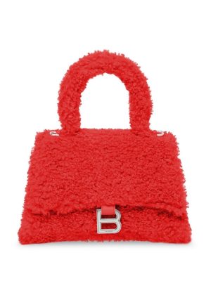 Balenciaga Furry Hourglass Small tote bag