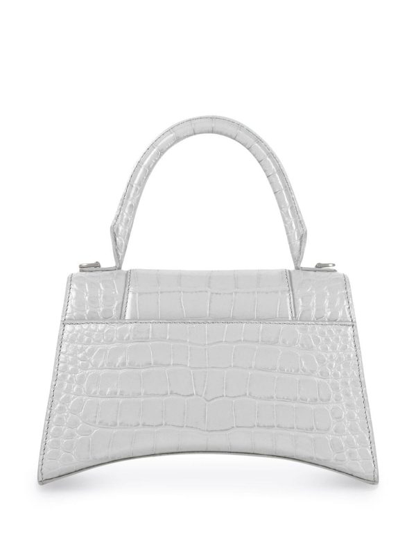 Balenciaga small Hourglass crocodile-effect tote bag - Image 3