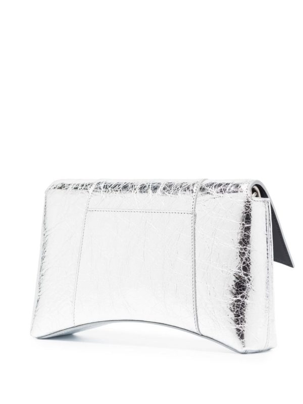 Balenciaga extra small Downtown metallic shoulder bag - Image 3